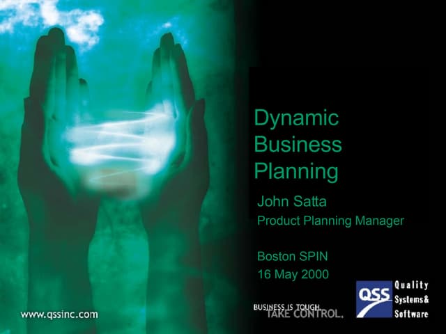 Dynamic business planning 