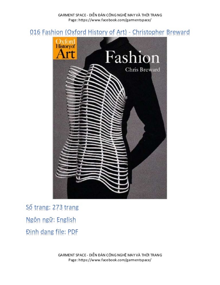 016 fashion (oxford history of art) christopher breward