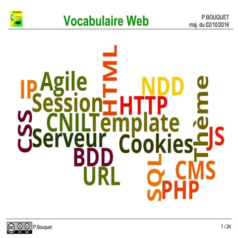 Vocabulaire Web