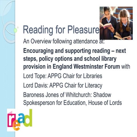Reading for Pleasure pp