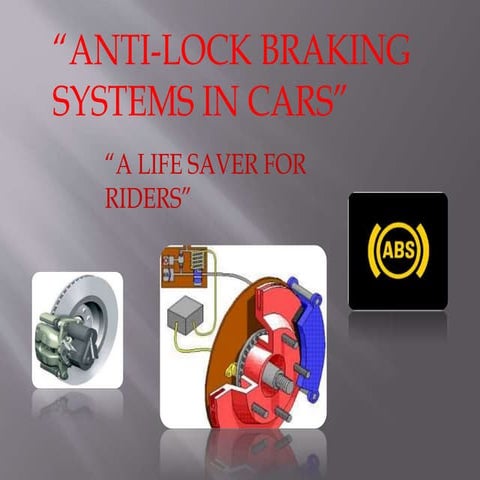 Anti-lock Braking System