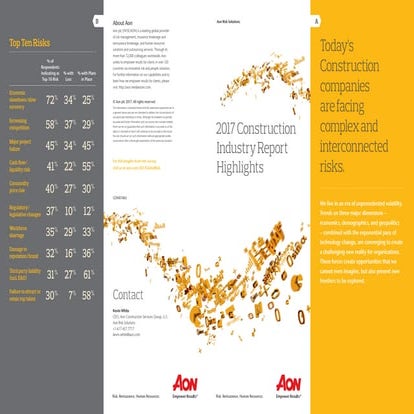 2017 Construction Industry Report Highlights