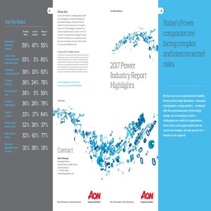 2017 Power Industry Report Highlights