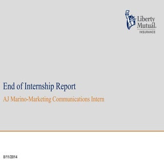 End of Internship Report