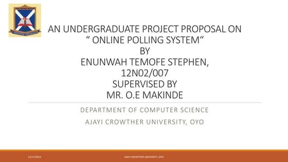 Project synopsis on online voting system | PDF