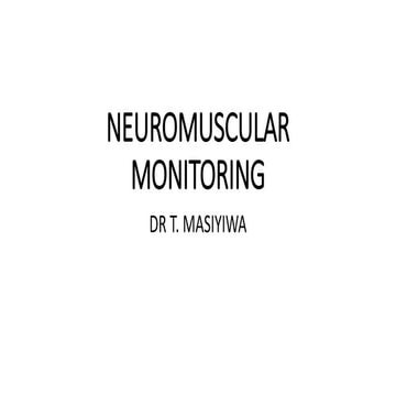 018 neuromuscular monitoring