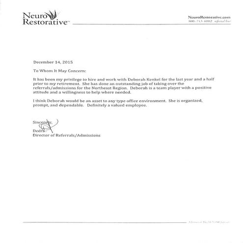 Kenkel,DeborahLetters