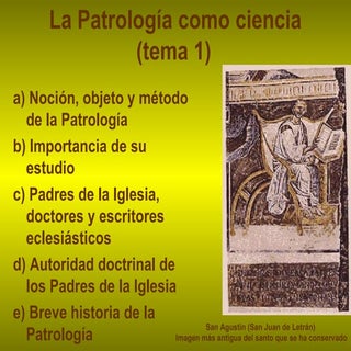 PADRES DE LA IGLESIA