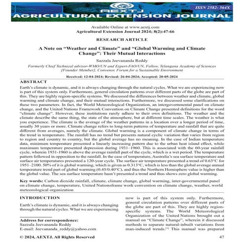 Weather and climate and their properties | PDF