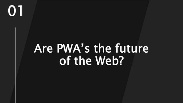 Miracle Inameti-Archibong -  Are Progressive Web Apps The Future Of The Web?