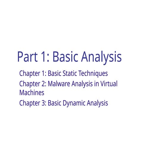 01_BasicTechniquesTools.pptx "Malware creeps unseen, corrupting data and cont...