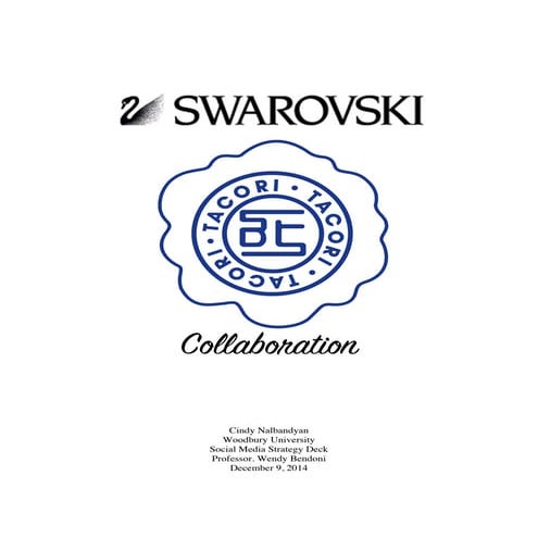 Swarovski Tacori Social Media Strategy Deck Final C_Nalbandyan