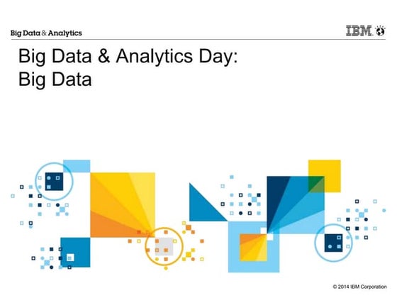 Big Data & Analytics Day 