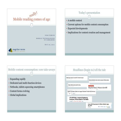 O'Leary, Mobile Reading (Really!) Comes of Age