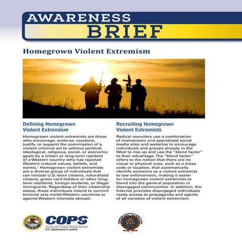 HomegrownViolentExtremismAwarenessBrief