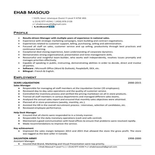 CV Joseph Gahan | DOC