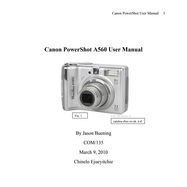 Digital CameraTech Manual PDF