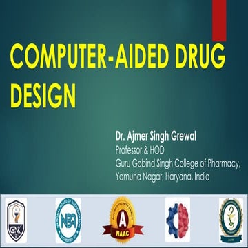 Computer Aided Drug Design: Basic Concepts and Applications