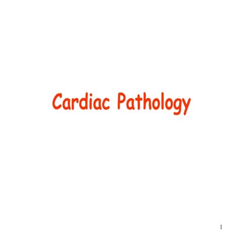 01 cardiac pathology