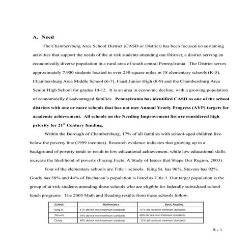 01 casd pde proposal centre4 trainings