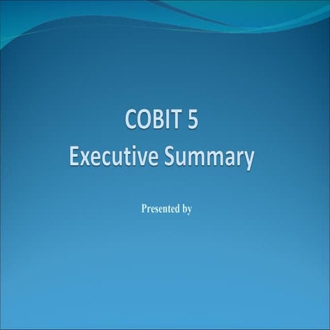 01-COBIT5-ExecSummary
