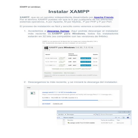 Cómo instalar xampp
