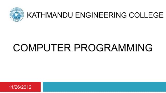 01 computer programming | PPT