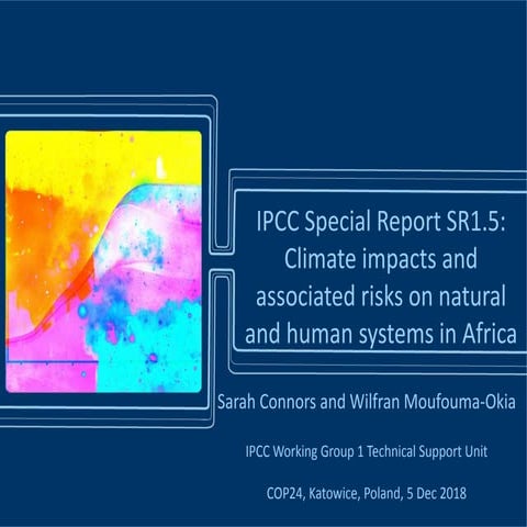Climate impacts and associated risks on natural and human systems in Africa