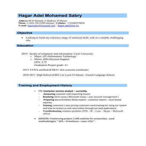 Cv samar | PDF