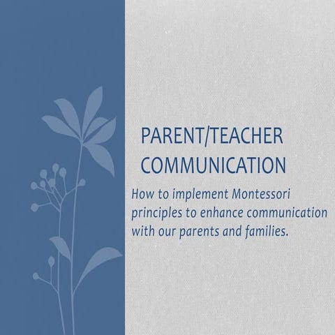 IMCS Parent Teacher Communication