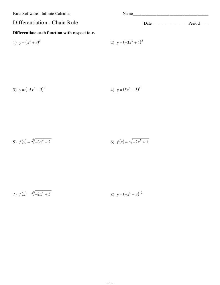 derivative-worksheet1