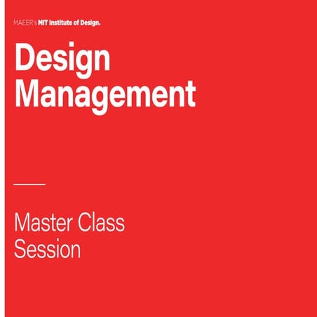 Design management: the principles, levels and aligning a Team | PPTX