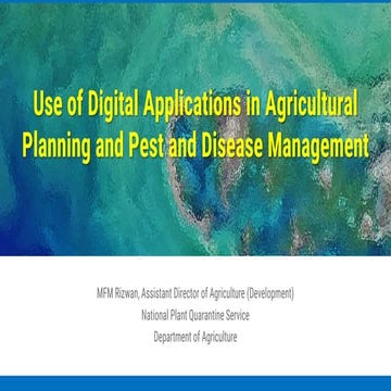 Digital Solutions for Agriculture in Sri Lanka