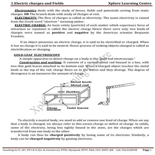 01 Electric Fieeld and charges Notes.pdf