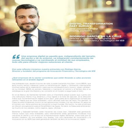 Digital Transformation Survey con Rodrigo García de la Cruz, director y fundador del programa de Innovación Financiera y Tecnológica del Instituto de Estudios Bursátiles (IEB)