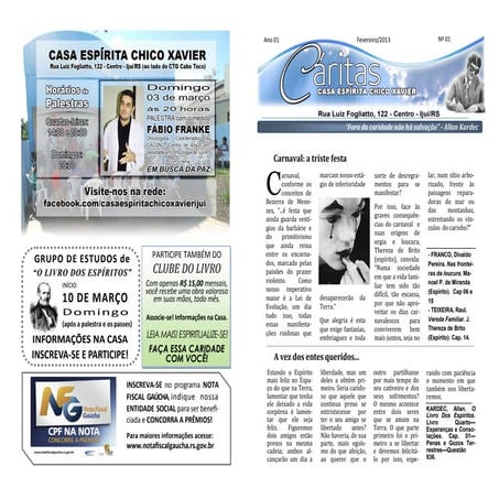 Jornal Cáritas fevereiro 2013