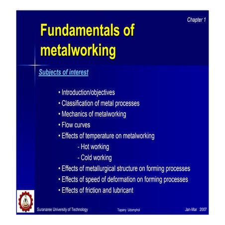 01 fundamentals of metalworking