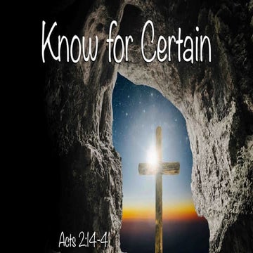 Know for Certain | PDF