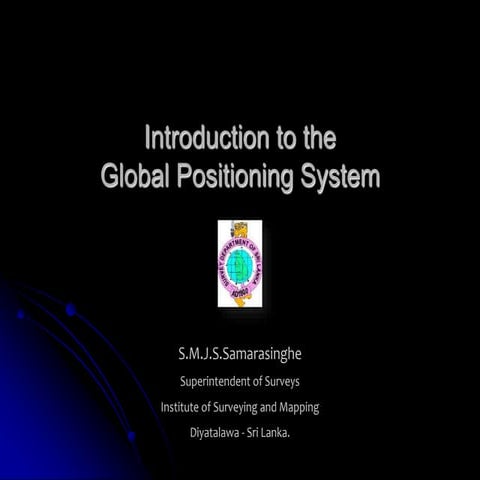 GPS introduction