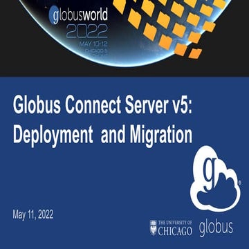 Migrating to Globus Connect Server v5