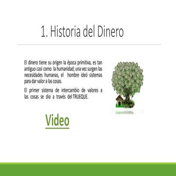 01 historia del dinero | PPTX