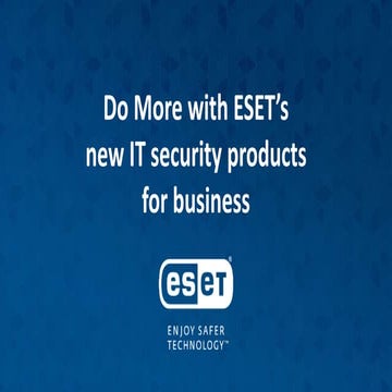 #DoMore with ESET