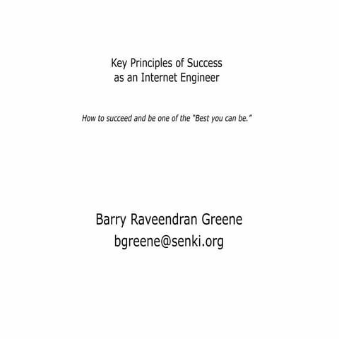 01 (IDNOG01) Keynote 1 by Barry Greene