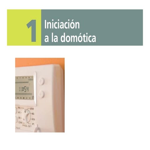 Iniciación a la domótica con autómata LOGO