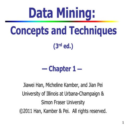 Data Mining: Concepts and Techniques for beginner