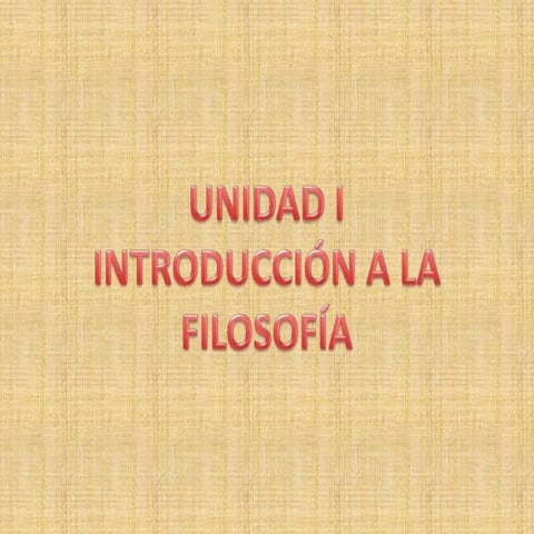 01 FILOSOFÍA: introduccion