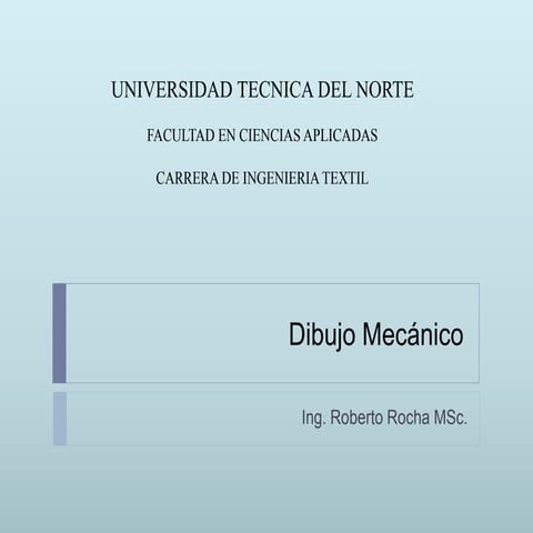 Introducción al Dibujo Mecánico