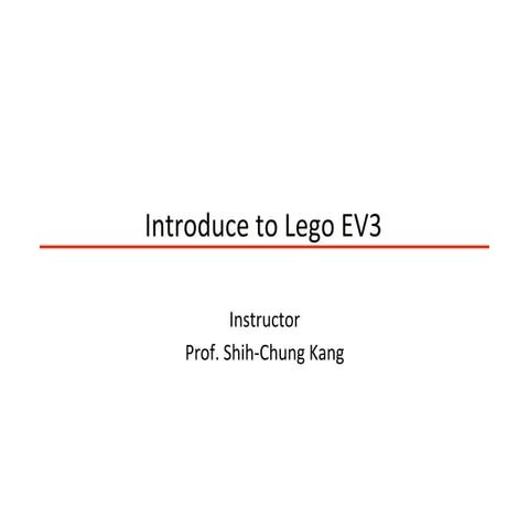 01 introduce to lego ev3 20140917