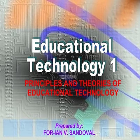 01-Introduction To Educational Technology 1