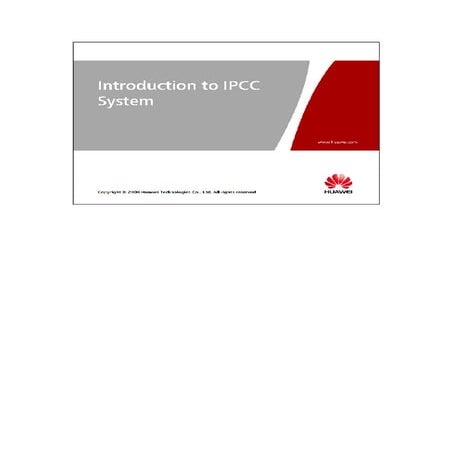 01 introduction to ipcc system issue1.0 | PDF